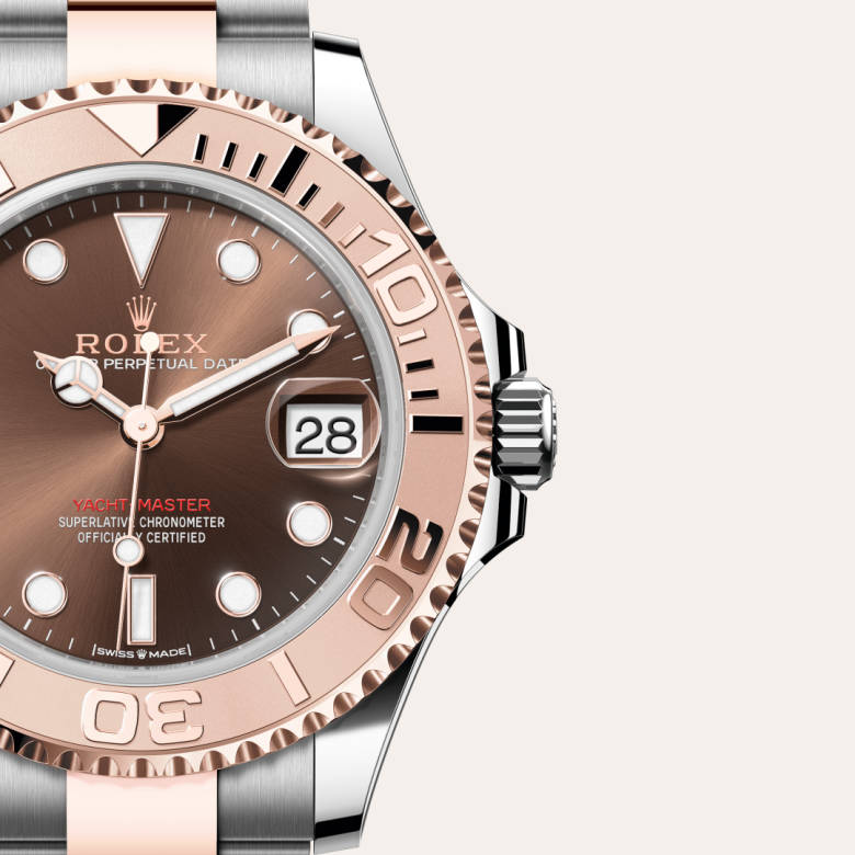 Rolex Yacht-Master 37 in Everose Rolesor, M268621-0003 - Maison Birks