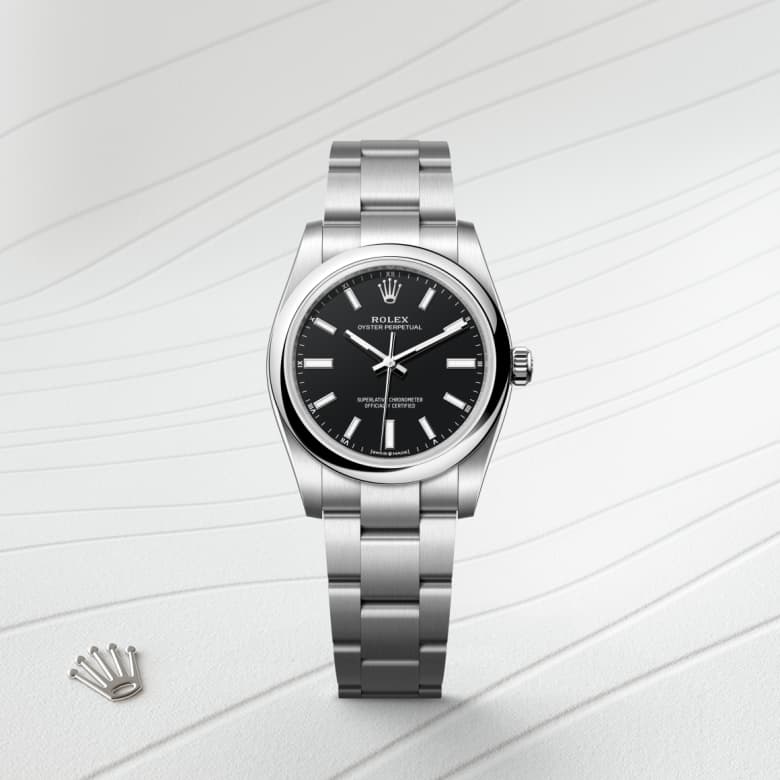 rolex Oyster Perpetual en acier Oystersteel, M124200-0010 - Maison Birks