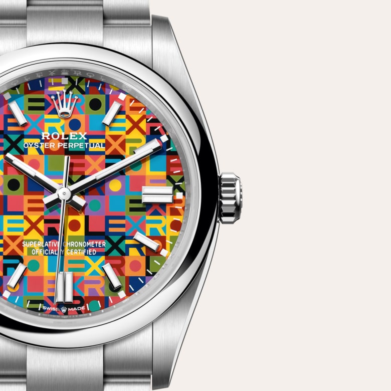 rolex Oyster Perpetual en acier Oystersteel, M126000-0016 - Maison Birks