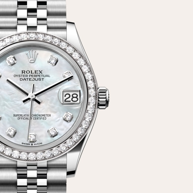 rolex Datejust en Rolesor gris, M278384RBR-0008 - Maison Birks
