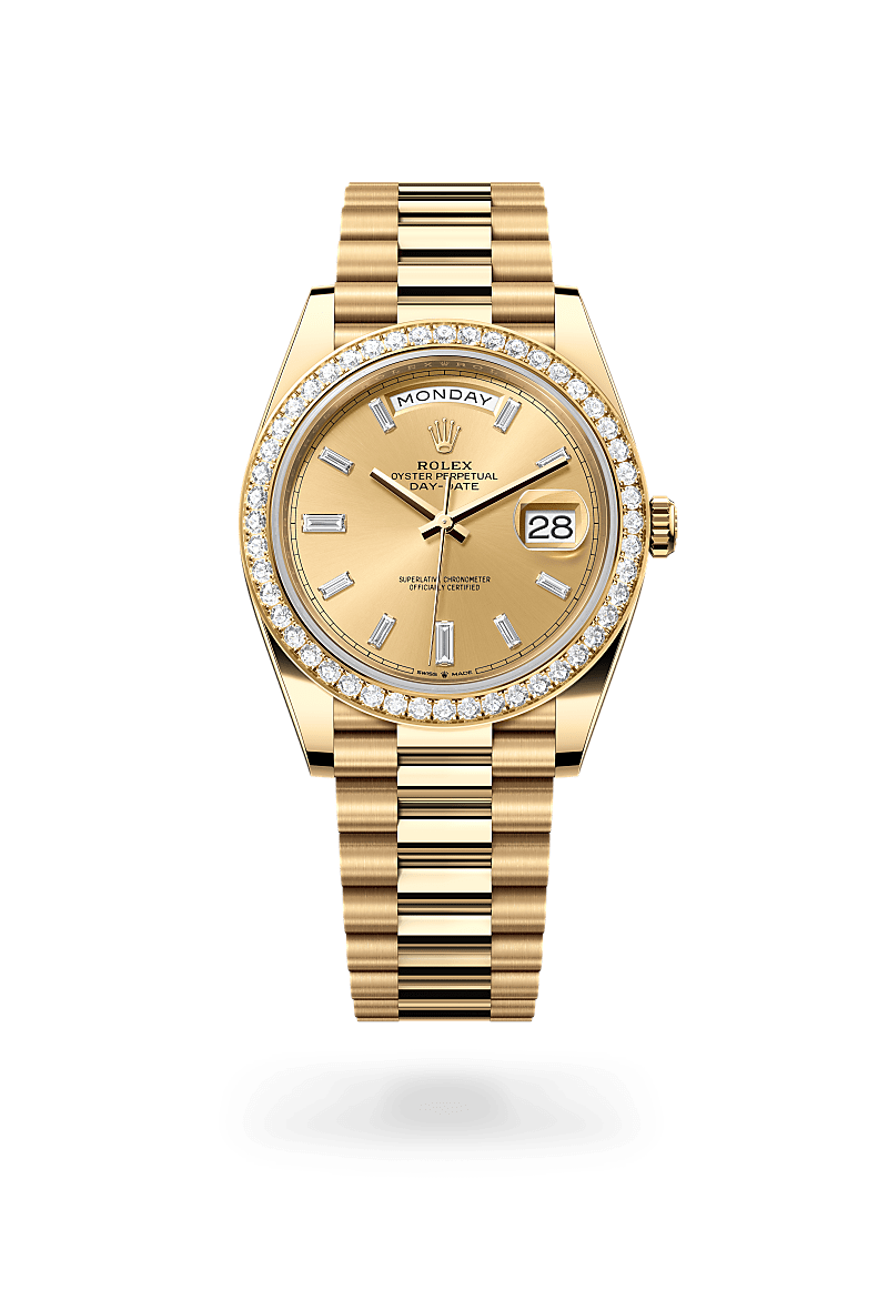 Rolex Day-Date 40 in 18 ct yellow gold, M228348RBR-0002 | Maison Birks