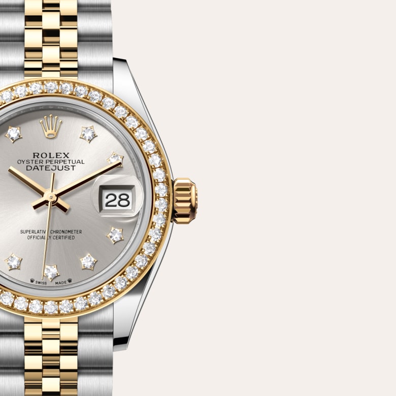 rolex oystersteel and white gold