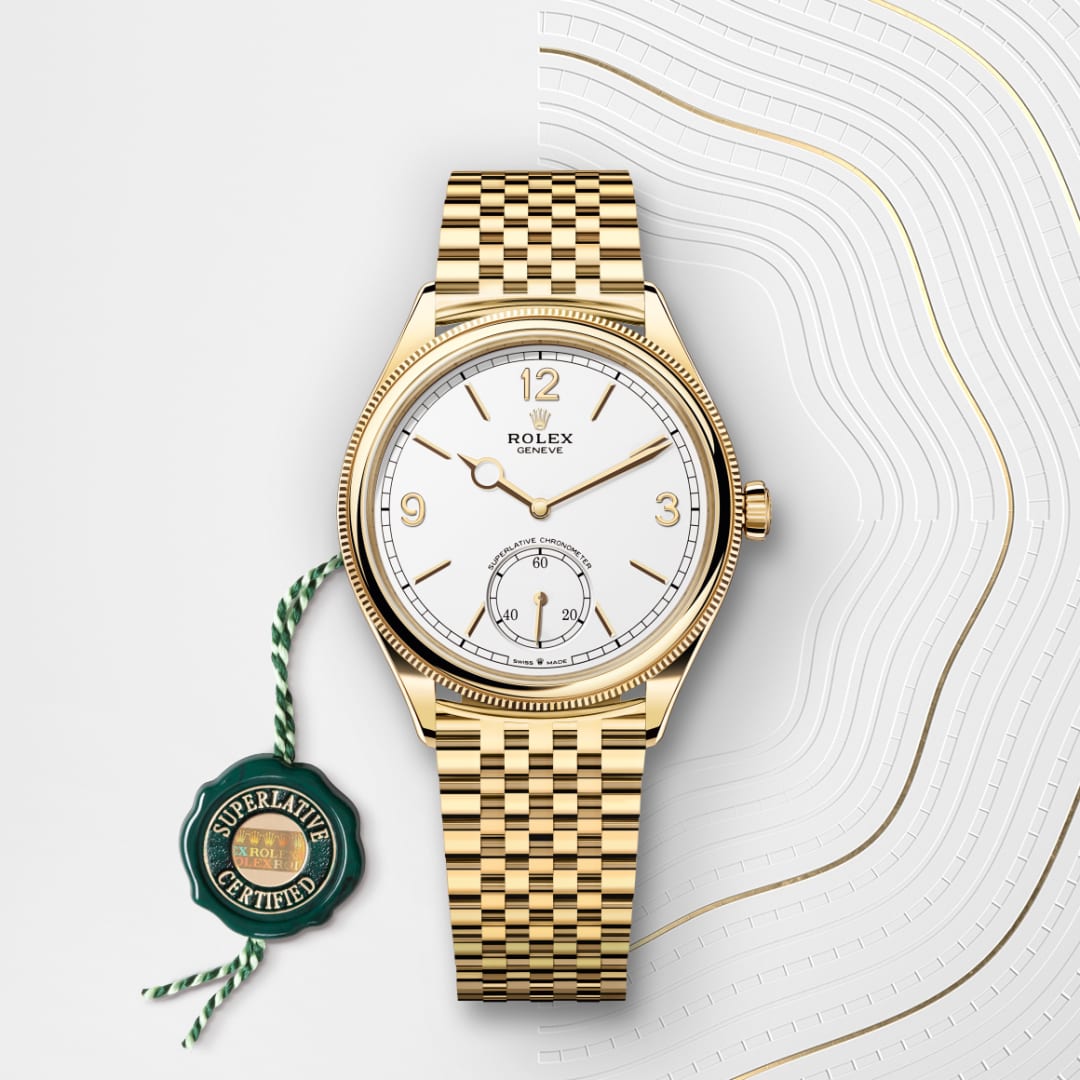 rolex 1908 en Or jaune 18 ct, M52508-0008 - Maison Birks