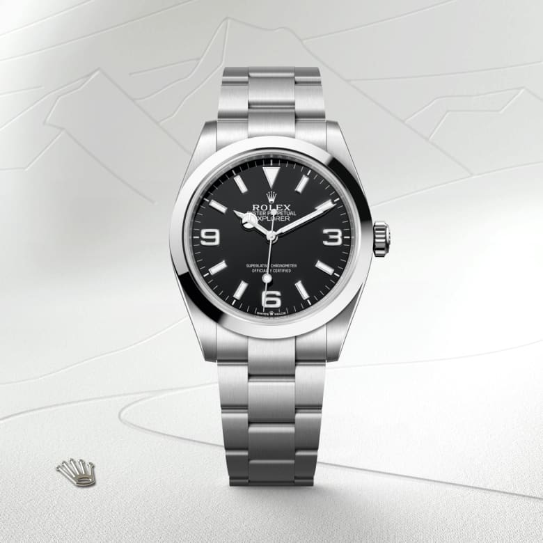 Rolex Explorer 40 in Oystersteel, M224270-0001 | Maison Birks