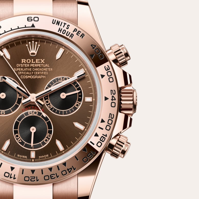 rolex Cosmograph Daytona in 18 ct Everose gold, M126505-0005 - Maison Birks