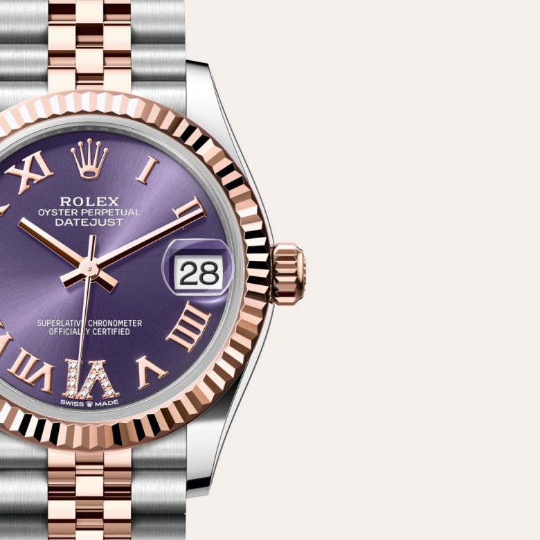 La Roux Rolex Lady-Datejust Everose Gold Rolesor Oystersteel