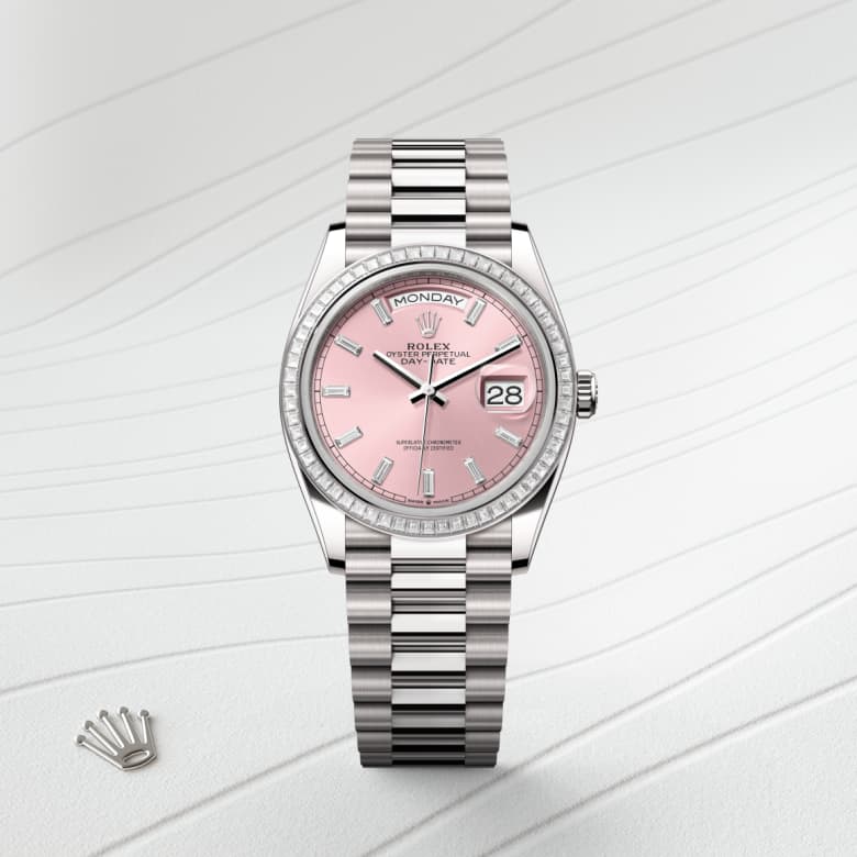 rolex Day-Date en Or gris 18 ct, M128399TBR-0029 - Maison Birks