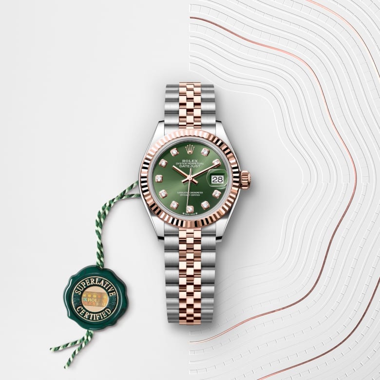 rolex Datejust en Rolesor Everose, M279171-0007 - Maison Birks