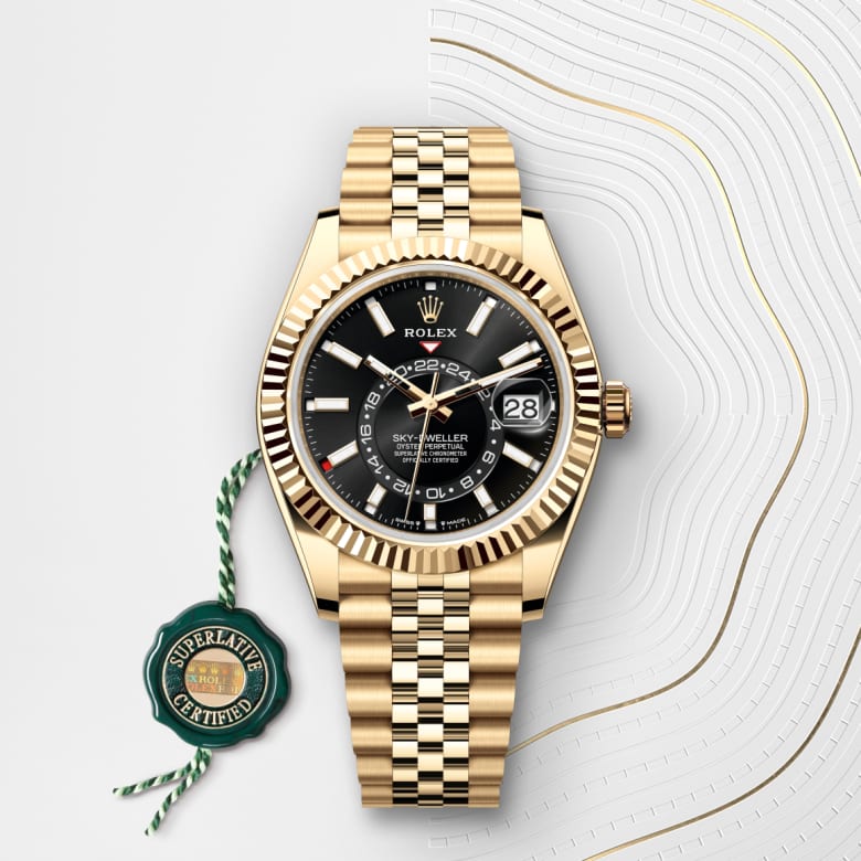 rolex Sky-Dweller en Or jaune 18 ct, M336938-0005 - Maison Birks