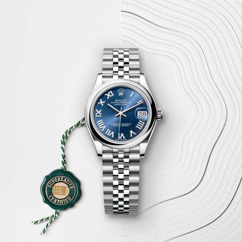 rolex Datejust en Rolesor gris, M278240-0018 - Maison Birks