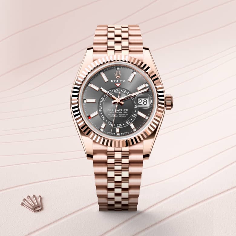 rolex Sky-Dweller en Or Everose 18&nbsp;ct, M336935-0008 - Maison Birks
