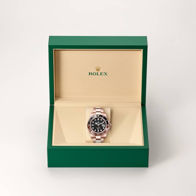 rolex GMT-Master II in 18 ct Everose gold, M126715CHNR-0001 - Maison Birks