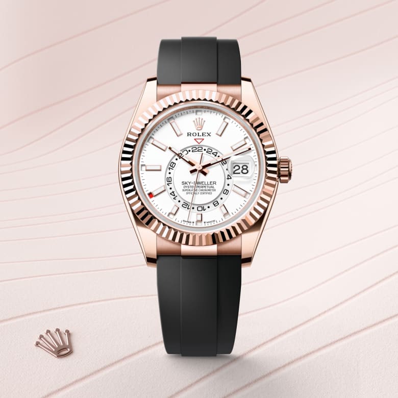 rolex Sky-Dweller en Or Everose 18 ct, M336235-0003 - Maison Birks