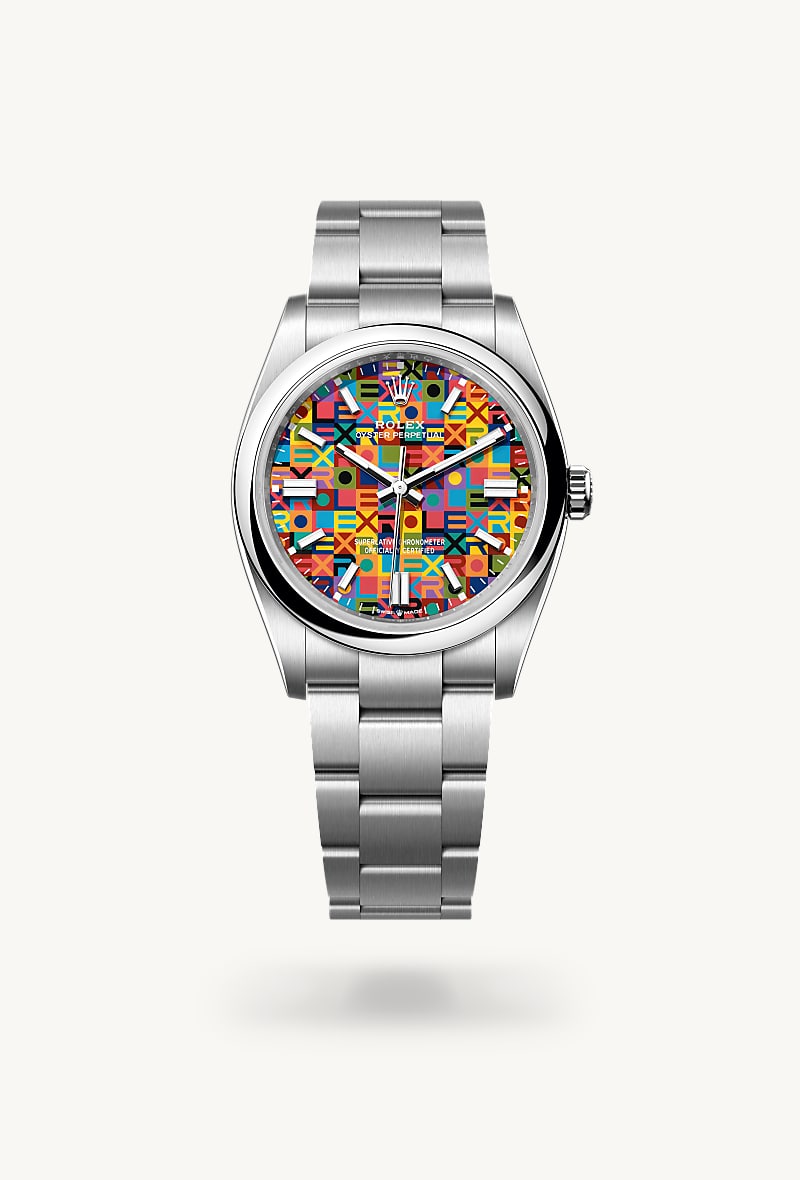 rolex Oyster Perpetual en acier Oystersteel, M126000-0016 - Maison Birks