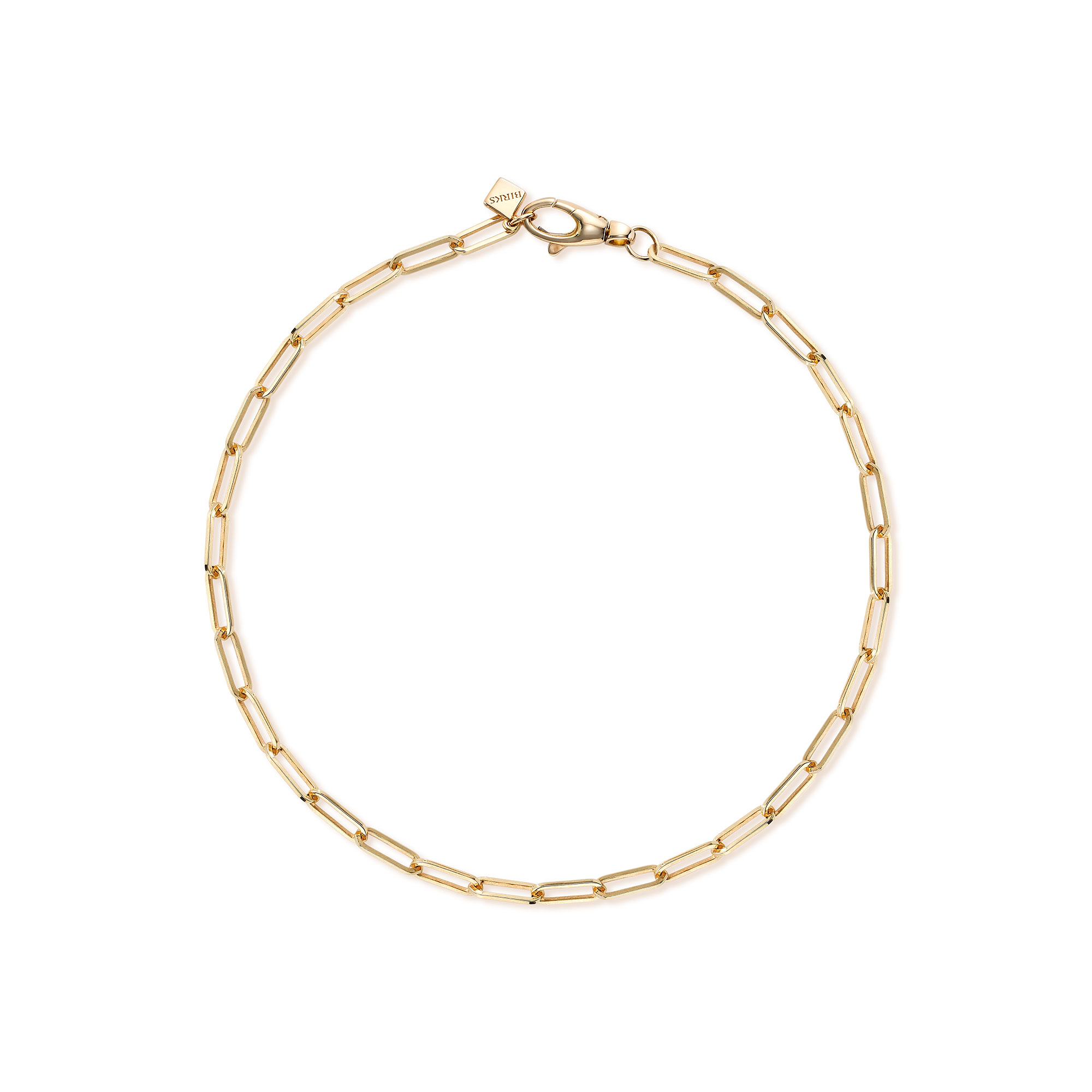 贅沢 Yellow Essentials Birks | Bracelet Chain Cable Gold アクセサリー