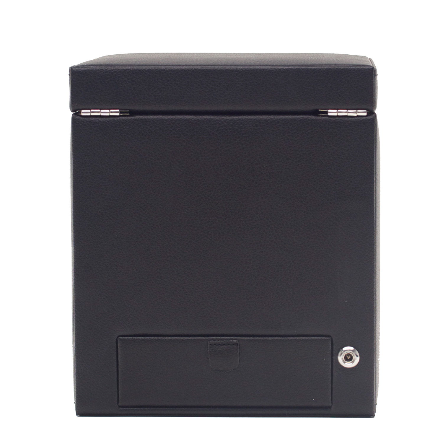 Roadster Black 1 Piece Watch Winder with Storage | WOLF | 457156