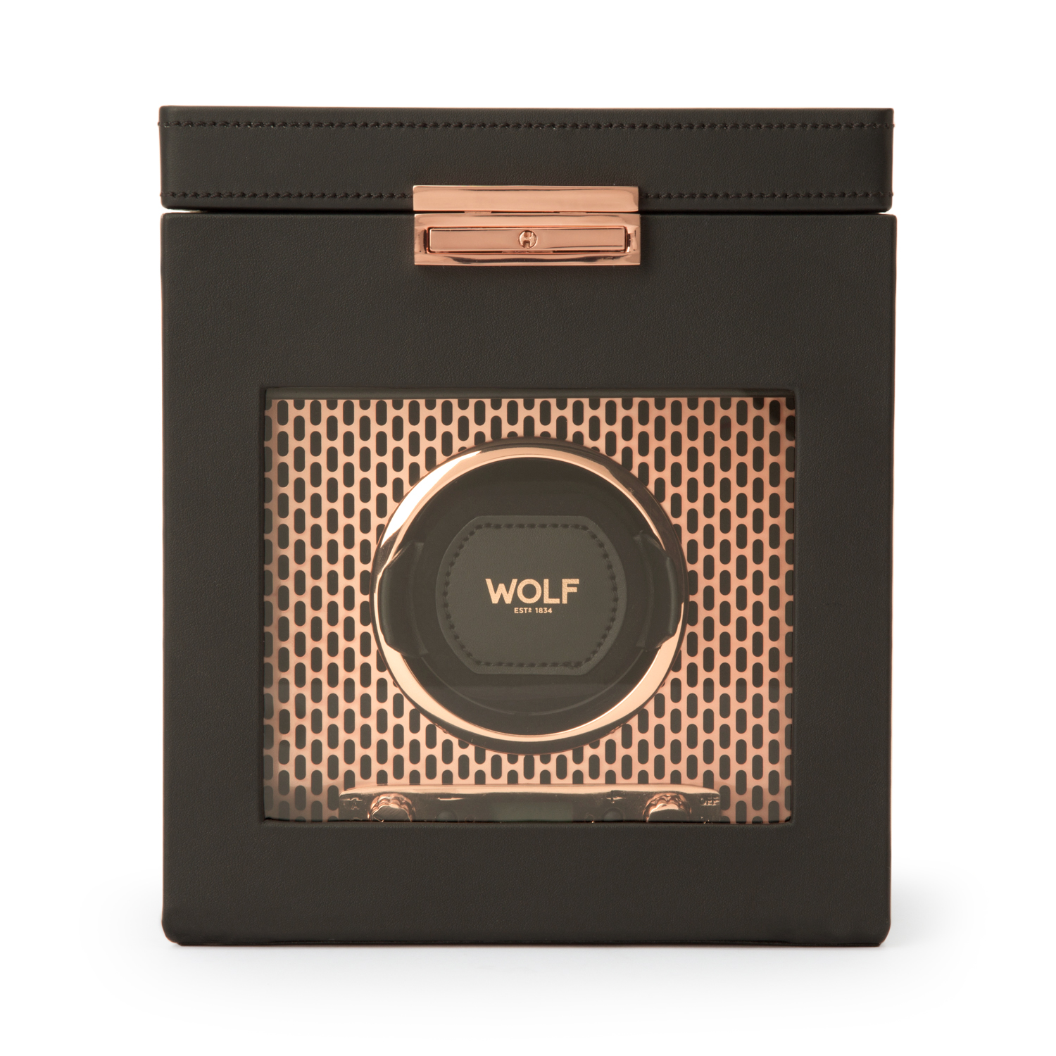 Axis Copper 1 Piece Watch Winder with Storage | WOLF | 469216