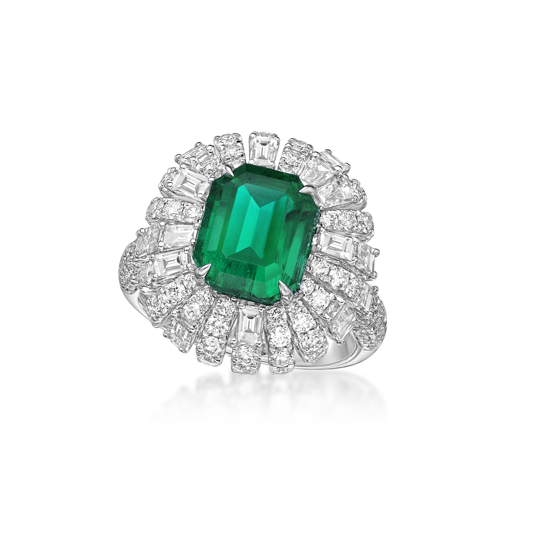 Emerald Gemstone Emerald Ring Tanishq Emerald Stone Ring Tanishq