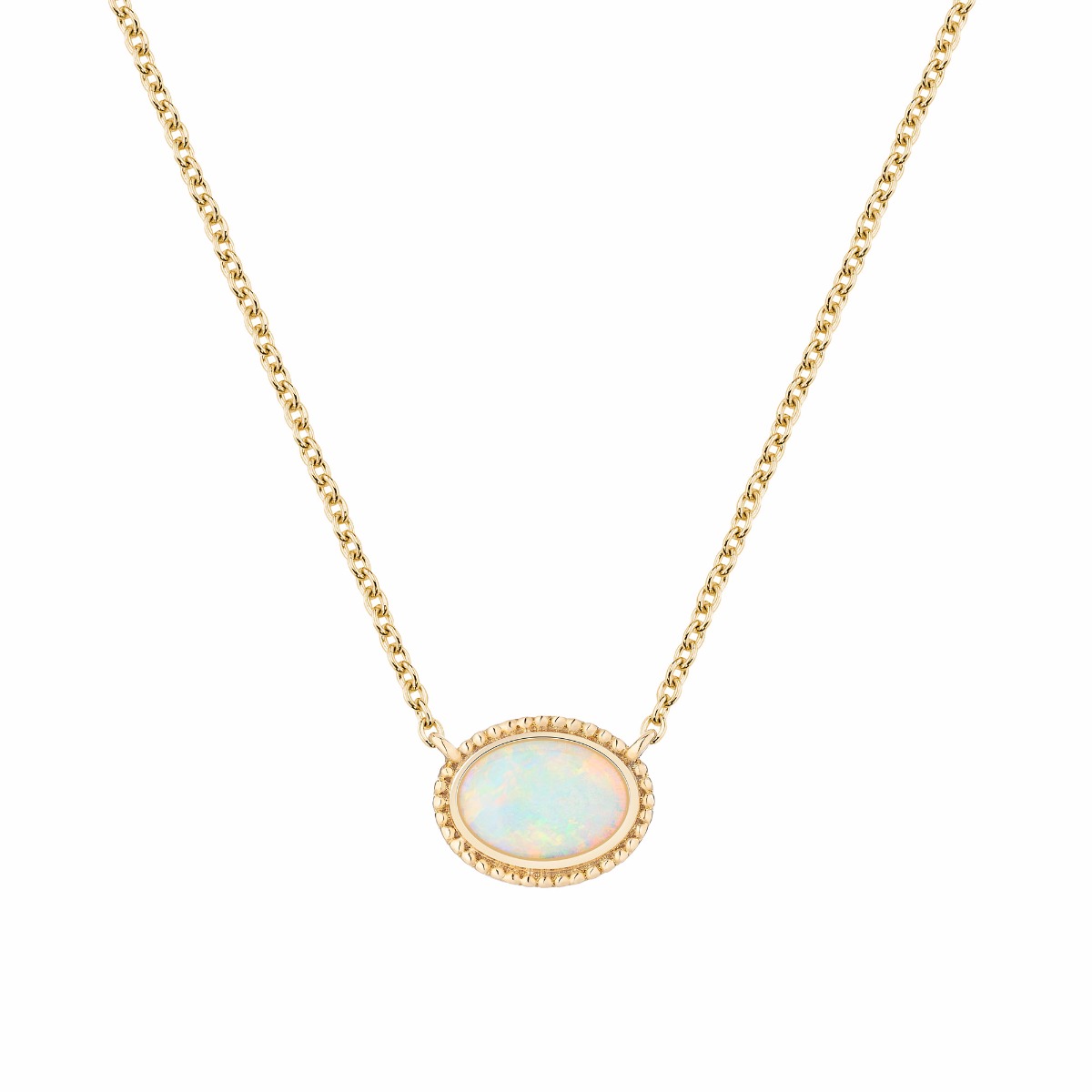 Necklace with discount opal stone