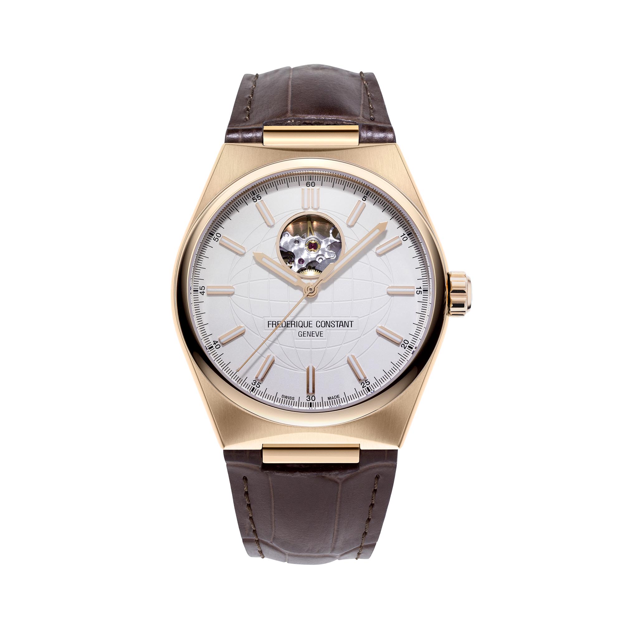 Highlife Automatic Heart Beat 41 mm Rose Gold Plated Stainless Steel Frederique Constant FC 310V4NH4