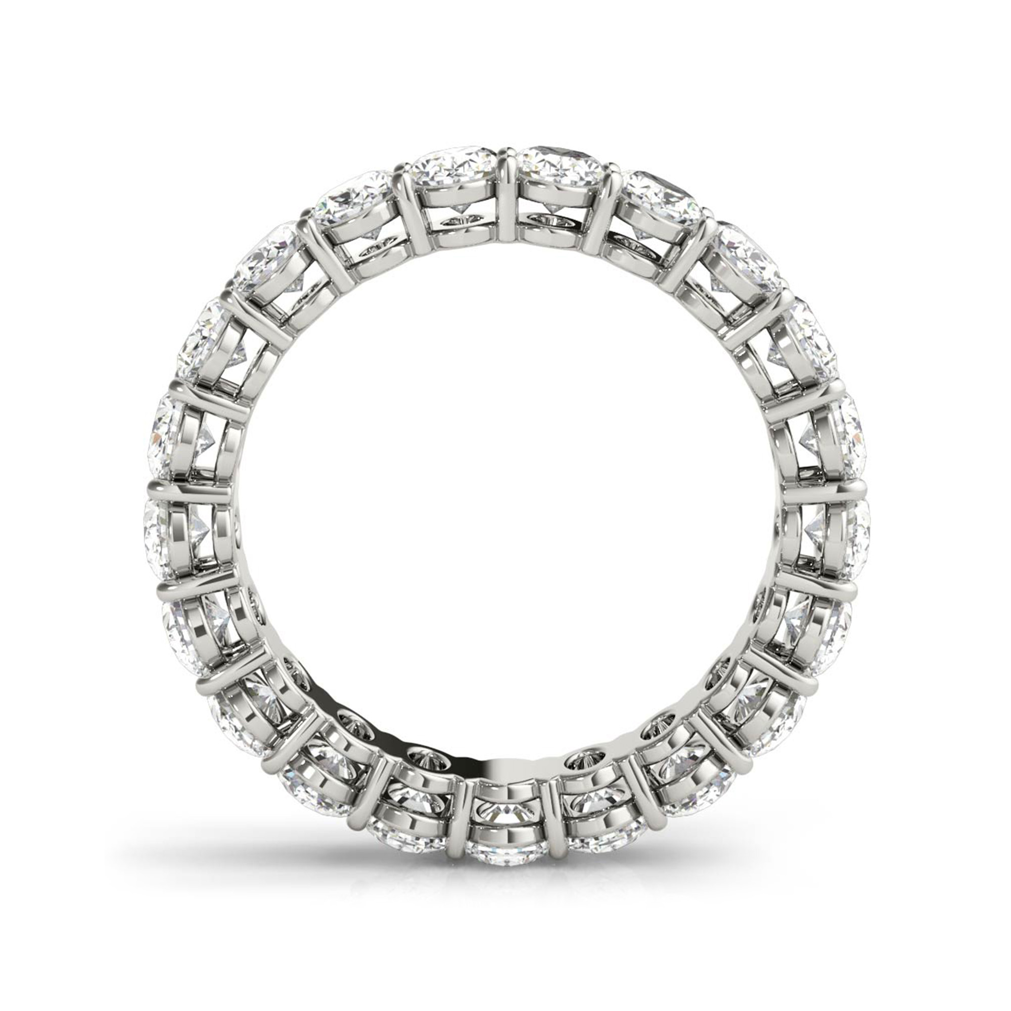 Bijoux Birks 3.15 ct Oval Cut Diamond Eternity Band