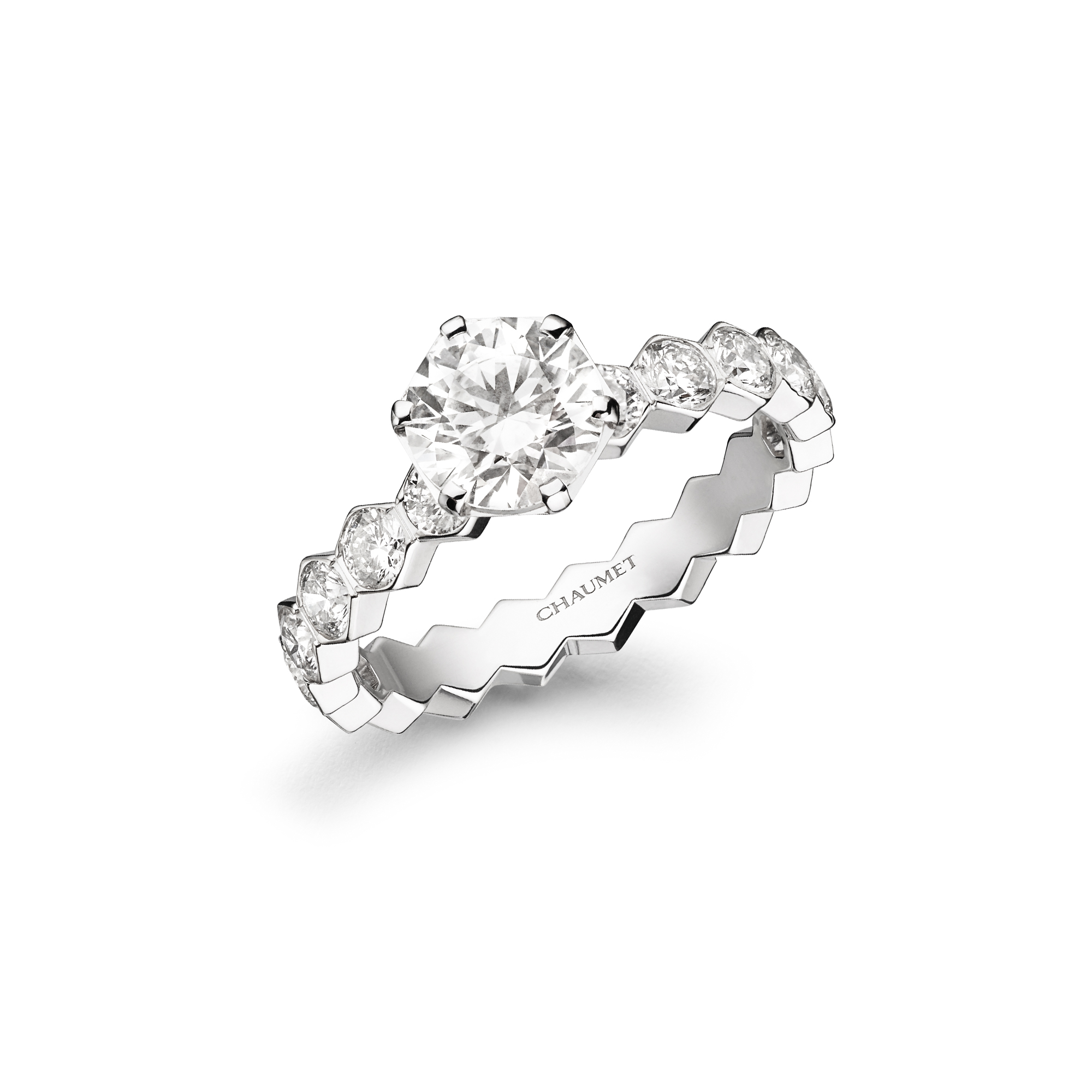 Bee My Love 3.5mm White Gold Diamond Solitaire From 1 Carat Chaumet